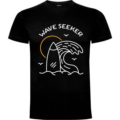 Camiseta Buscador de olas 2 - Camisetas Vektorkita