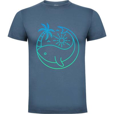 Camiseta ballena en verano - Camisetas Naturaleza