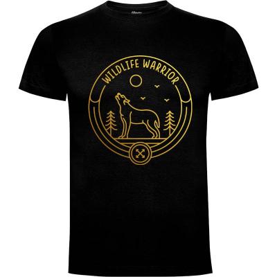 Camiseta Guerrero de la vida silvestre 3 - Camisetas Vektorkita