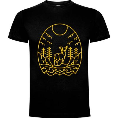 Camiseta ciervo maravilla - Camisetas Vektorkita
