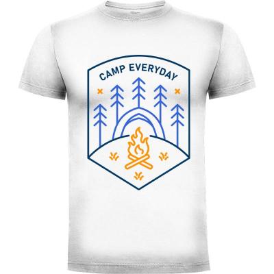 Camiseta Campamento todos los días 1 - Camisetas Naturaleza