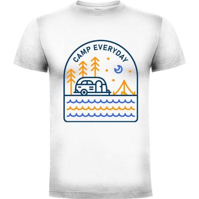Camiseta Campamento todos los días 2 - Camisetas Vektorkita