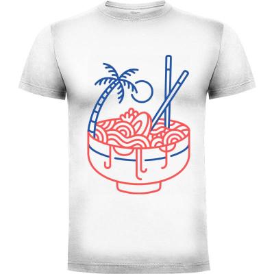Camiseta ramen de verano 3 - Camisetas Vektorkita