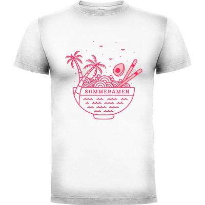 Camiseta ramen de verano 2 - Camisetas Vektorkita