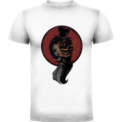 Camiseta Pirata Esqueleto Luna Roja - Camisetas Petterart
