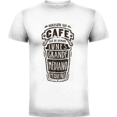 Camiseta Necesito un Café v2 - Camisetas Frases