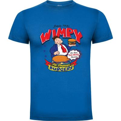 Camiseta Hamburguesa Americana Wimpy - Camisetas Alhern67
