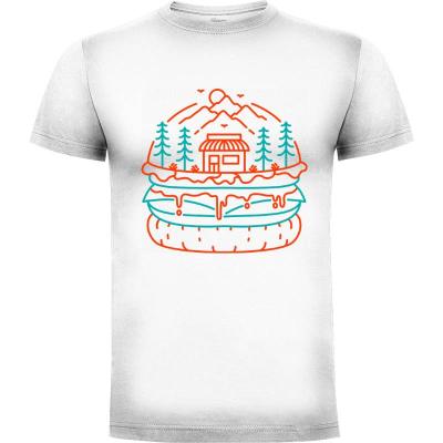 Camiseta Burger Shop - Camisetas Vektorkita