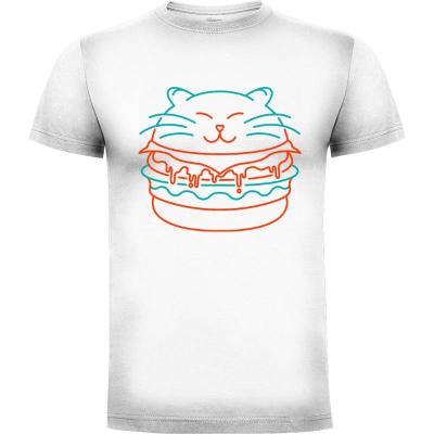 Camiseta Cat Burger - Camisetas Vektorkita