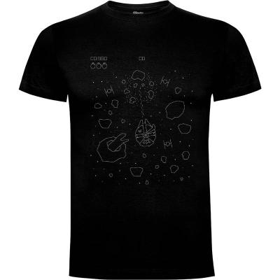 Camiseta Asteroids Field - Camisetas De Los 80s