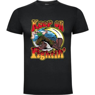 Camiseta Keep On Flash Kicking - Camisetas Gamer