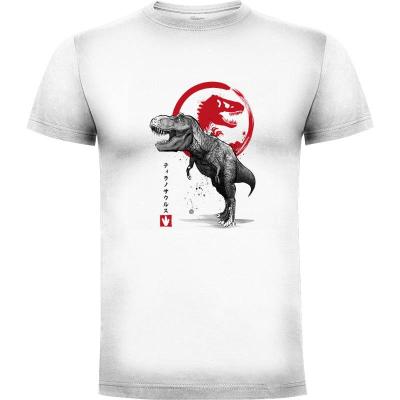 Camiseta Tyrannosaurus sumi e - Camisetas Originales