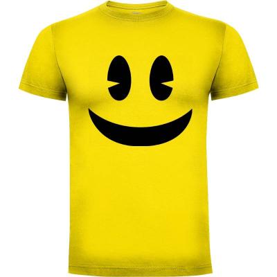 Camiseta Pac-Man Face - Camisetas Videojuegos
