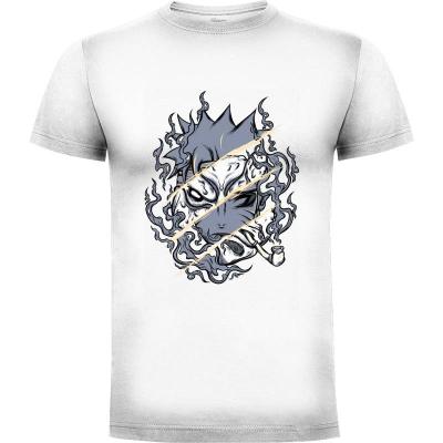 Camiseta Ninja y sapo invocador (con arte lineal) - Camisetas Oncemoreteez