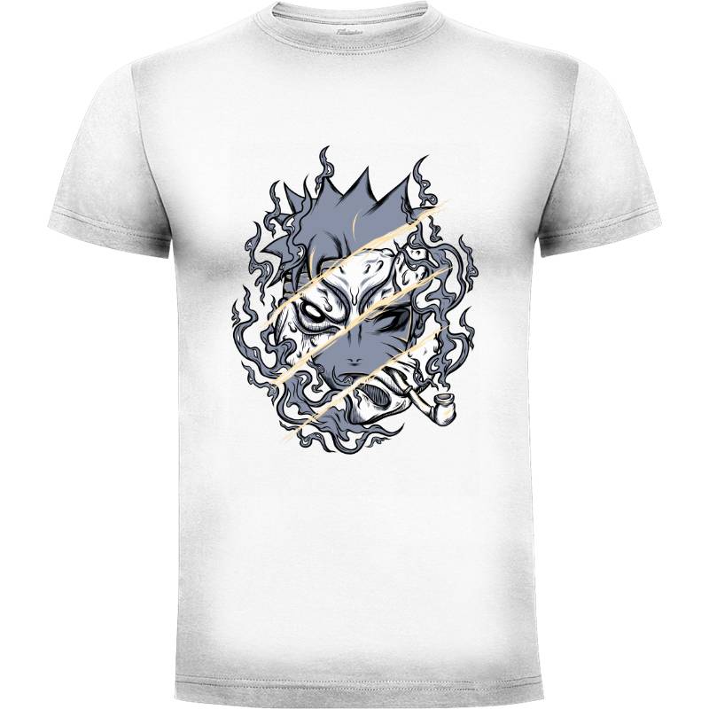 Camiseta Ninja y sapo invocador (con arte lineal)