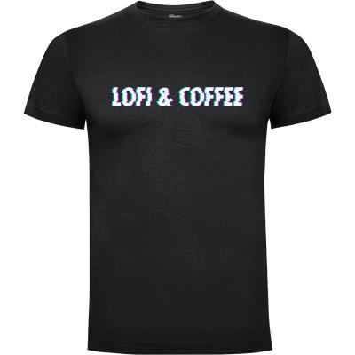 Camiseta Lofi & Coffee - Camisetas Paula García