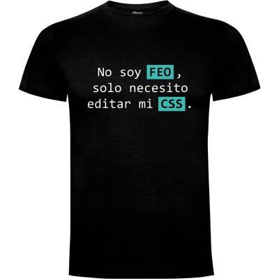 Camiseta Feo CSS - Camisetas Frases