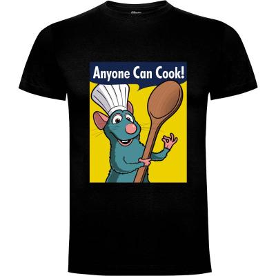 Camiseta Anyone can cook! - Camisetas Jasesa
