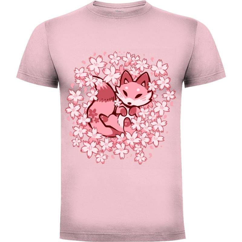 Camiseta Cherry Blossom Fox