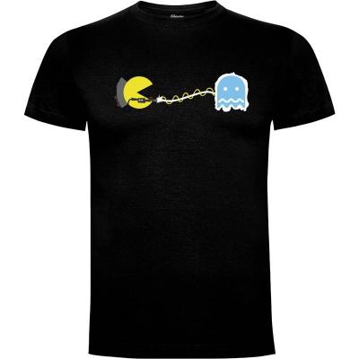 Camiseta Pac Man the Ghostbuster - Camisetas Videojuegos