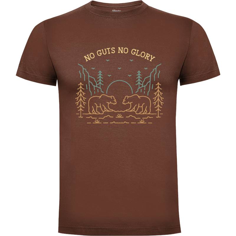 Camiseta No Guts No Glory Wild Bear