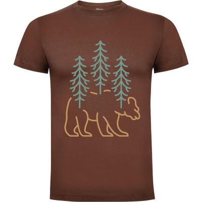 Camiseta Wild Bear Forest 1 - Camisetas Vektorkita