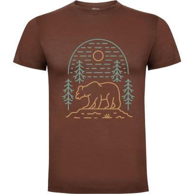 Camiseta Wild Bear Forest 2 - Camisetas Vektorkita