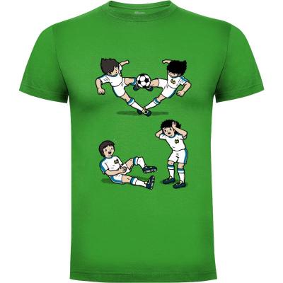 Camiseta Double Kick! - Camisetas Futbol Frikis