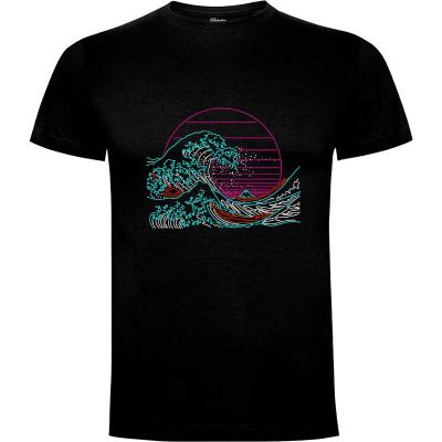Camiseta Great Neon Wave - Camisetas Rocketmantees
