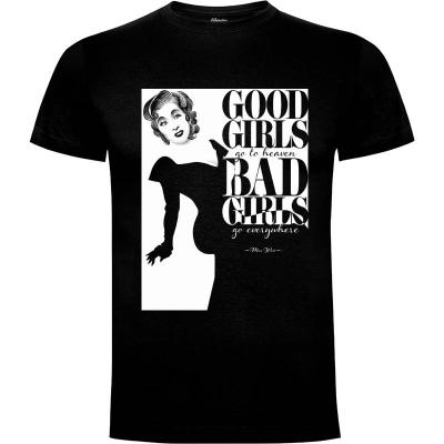 Camiseta Good girls - MAE WEST - Camisetas David López