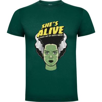 Camiseta she's alive - Camisetas Redwane