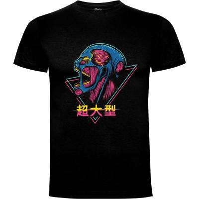 Camiseta Retro Neon Titan - Camisetas Animate