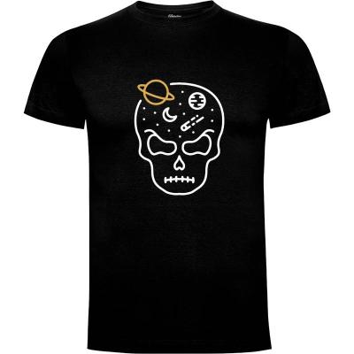 Camiseta Space Skull - Camisetas Halloween