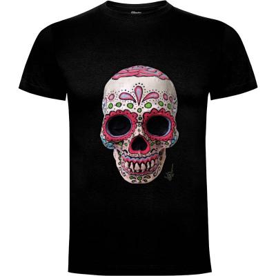 Camiseta Real Sugar Skull - Camisetas Halloween