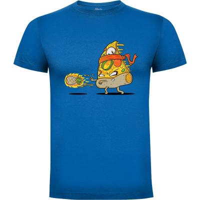 Camiseta Hadouken Pizza - Camisetas Divertidas