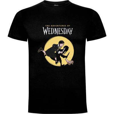 Camiseta The Adventures of Wednesday - Camisetas Halloween