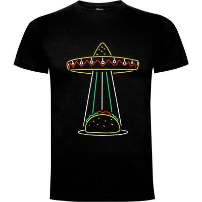 Camiseta Flying Taco - Camisetas Graciosas