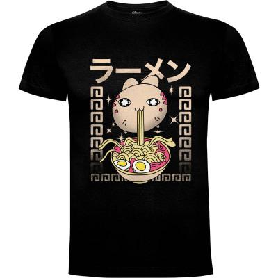 Camiseta Hungry Cat - Camisetas Otaku