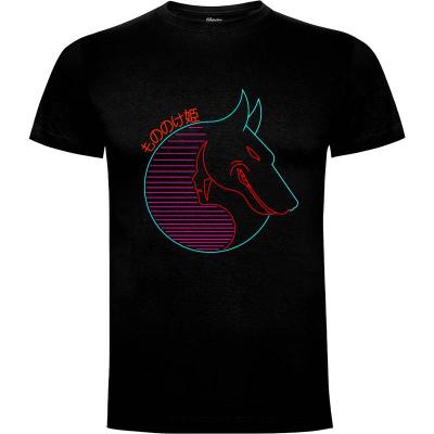 Camiseta Neon Mononoke - Camisetas De Los 80s