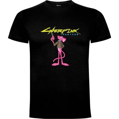 Camiseta Cyberpink Panther - Camisetas Dumbassman