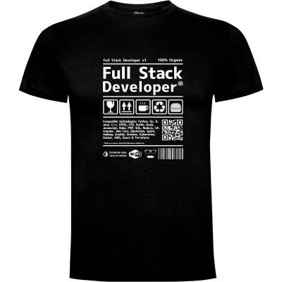 Camiseta Full Stack - Camisetas Informática