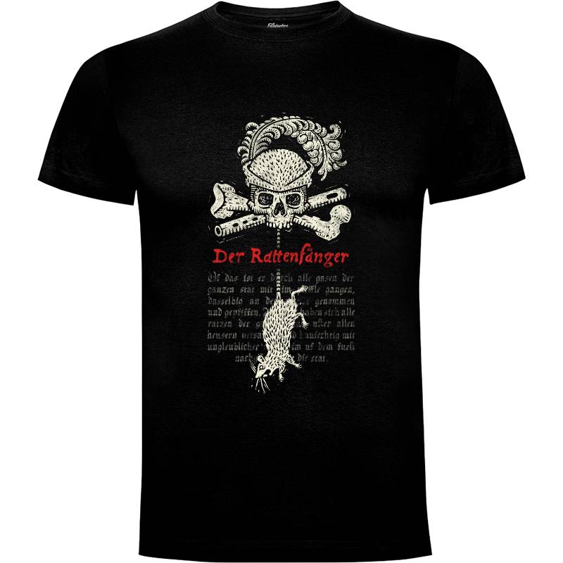 Camiseta Der Rattenfänger. El oscuro flautista de Hamelin