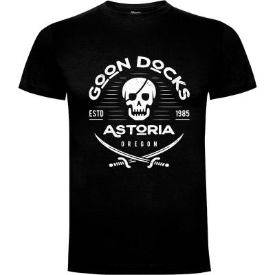 Camiseta Emblema de los Muelles de Goon - Camisetas skull