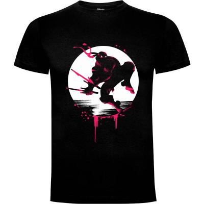 Camiseta Ninja Raphael - Camisetas De Los 80s