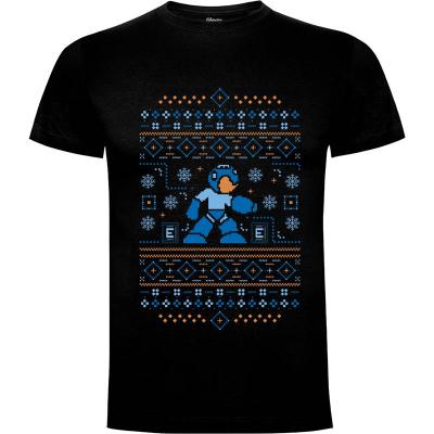 Camiseta Blue Bomber Christmas Ugly Sweater - Camisetas Logozaste