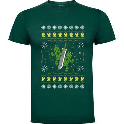 Camiseta Fantasy Cactuar Ugly Christmas Sweater - Camisetas Navidad