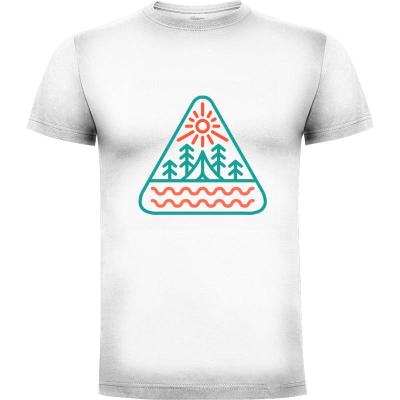 Camiseta Happy Camper 1 - Camisetas Naturaleza