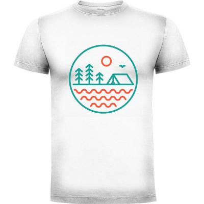 Camiseta Happy Camper 3 - Camisetas Vektorkita