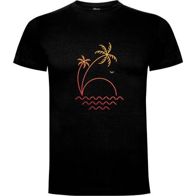 Camiseta Tropical Summer Beach Vacation 1 - Camisetas Vektorkita