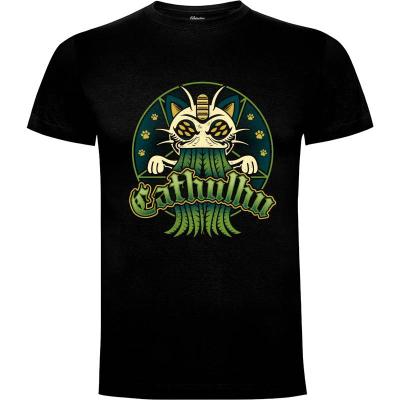 Camiseta Cthulhu Japanese Cat - Camisetas Logozaste